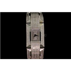 WATCH: [1] Ladies 14kwg and diamond Concord La Scala wristwatch Ref. 61-HS-1442. Serial #1182065. Ca