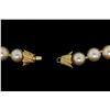 Image 3 : PEARLS: [1] Single strand of 10.0 to 14.3mm brownish-light golden color South Sea pearls with a 14KY