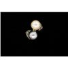 Image 1 : RING: [1] 14KWG bypass style ring set with 14 rd diamonds, approx. 0.95 cttw., fair / I/J, SI1-SI2; 