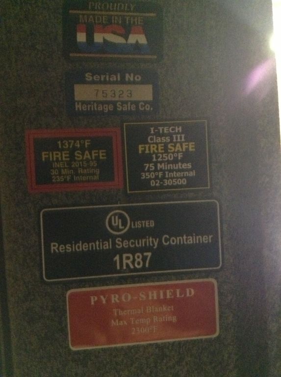 74 Gun Heritage Safe