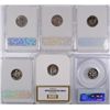 Image 2 : (6) PROOF SLABBED ROOSEVELT DIMES (64, 70-S, 72-S, 74-S, 77-S, 78-S)