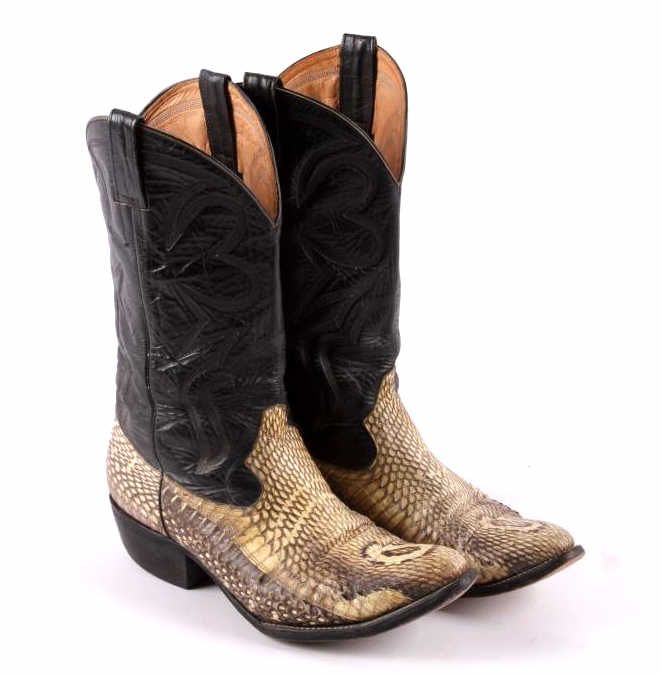 Rolling Rock Cobra Leather Cowboy Boots These boot