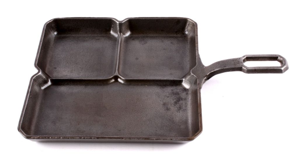 Griswold and Wagner Cast Iron Breakfast Skillets T