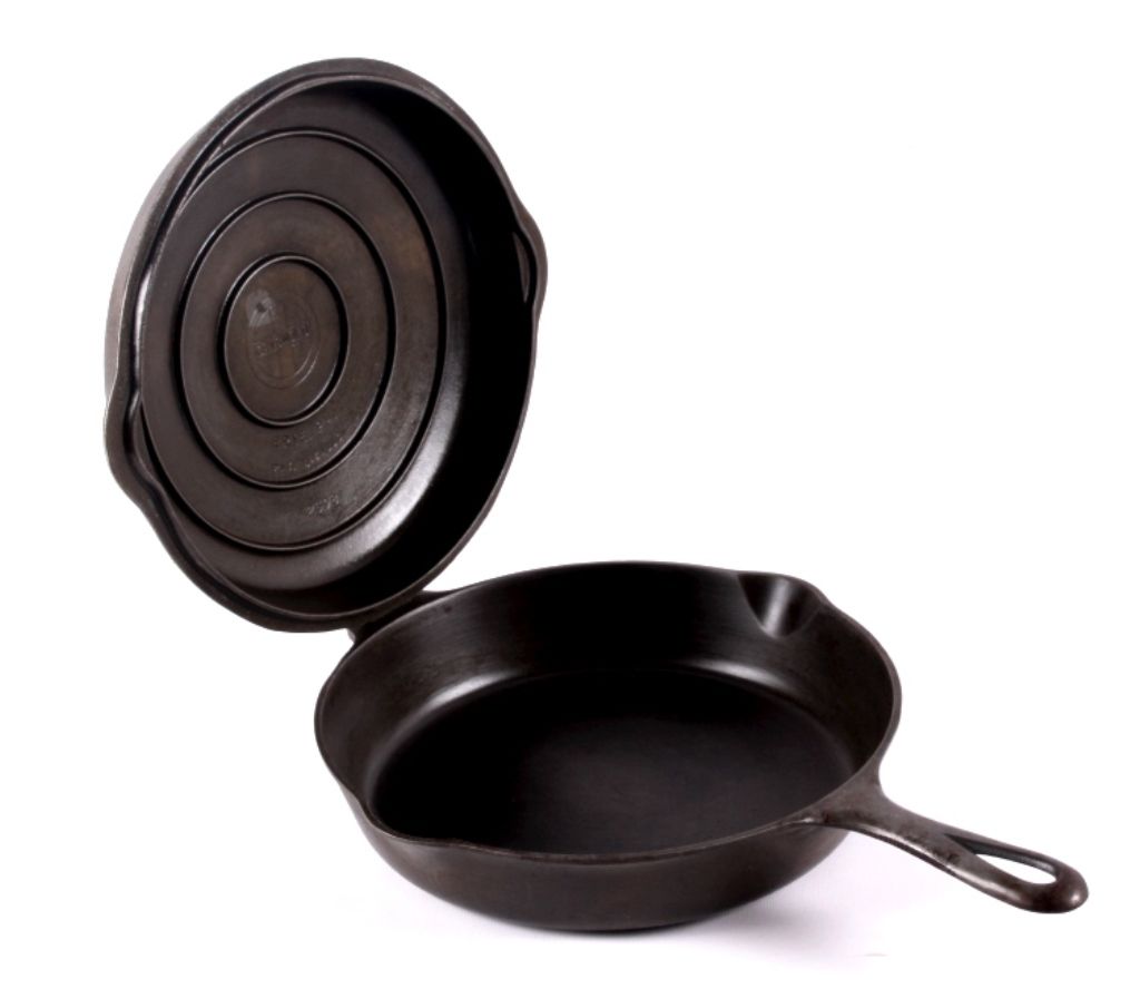 Griswold Cast Iron "No. 8" Skillet with Hinged Lid