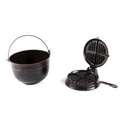 AGP Cast Iron Yankee Bowl and Waffle Maker This lo