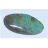 Image 1 : 6.25 CARAT *NATURAL* TURQUOISE CABACHON!! TURQUOISE CAME OUT OF SAFE!!