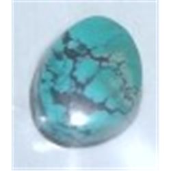 3.90 CARAT *NATURAL* TURQUOISE CABACHON!! TURQUOISE CAME OUT OF SAFE!!