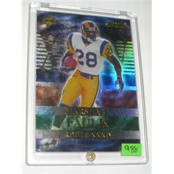 2000 COLEECTORS EDGE MARSHALL FAULK TRADING CARD *XXXIV R8* !! CARD CAME OUT OF SAFE!!