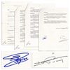 Image 1 : Didier Pironi & Ligier Document Signed -- Employment Contract in French -- Signed in Full on Last Pa