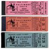 Image 1 : Lot of 3 Colts Season Ticket Books -- From 1954, 1955 and 1957