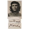 Image 1 : Original 16'' x 20'' Print of Iconic Che Guevara Photograph -- ''Heroic Warrior'' Image Signed by Ph
