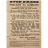 Image 1 : The Battle of Dublin & Start of The Irish Civil War Announced in This Broadside -- 28 June 1922