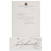 Image 1 : Chevrolet Motor Company Founder Louis Chevrolet Typed Letter Signed -- ''...We are sending you by pa