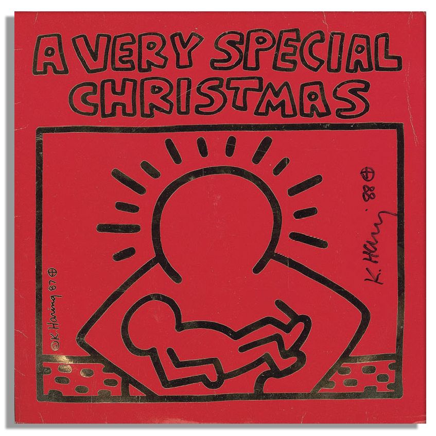 Keith Haring Signed Christmas Album A Very Special Christmas Album