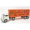Image 1 : VINTAGE C. 1950'S STRUCTO PRESSED STEEL CATTLE TRUCK