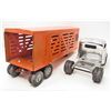Image 2 : VINTAGE C. 1950'S STRUCTO PRESSED STEEL CATTLE TRUCK