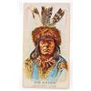 Image 1 : 1888 ALLEN & GINTER NATIVE AMERICAN INDIAN CHIEF TOBACCO CARD