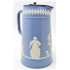 Image 1 : ANTIQUE WEDGWOOD SYRUP PITCHER WITH METAL LID