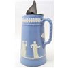 Image 2 : ANTIQUE WEDGWOOD SYRUP PITCHER WITH METAL LID
