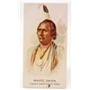 Image 1 : 1888 ALLEN & GINTER NATIVE AMERICAN INDIAN CHIEF TOBACCO CARD