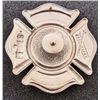 Image 2 : VINTAGE FIREFIGHTERS MBFD ENGINE CO. 1 HAT BADGE