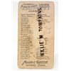 Image 2 : 1888 ALLEN & GINTER NATIVE AMERICAN INDIAN CHIEF TOBACCO CARD