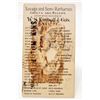 Image 2 : 1888 ALLEN & GINTER NATIVE AMERICAN INDIAN CHIEF TOBACCO CARD