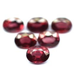LOT OF 10.09 CTS. OF AFRICAN RHODOLITE GARNET - 9 PCS