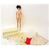Image 1 : VINTAGE C. 1960'S BRUNETTE BUBBLE CUT BARBIE DOLL