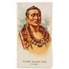 Image 1 : 1888 ALLEN & GINTER NATIVE AMERICAN INDIAN CHIEF TOBACCO CARD