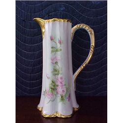 Signed Pearl Carson 1983 hand painted pitcher