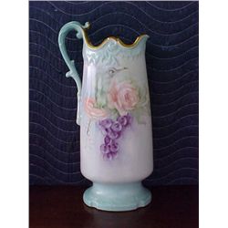 Signed Pearl Carson 1978 handpainted pitcher