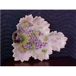 signed Pearl Carson 1984  hand painted tray