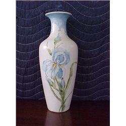 signed Pearl Carson 1986 hand painted vase