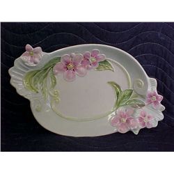 Handpainted tray w/flowers