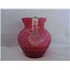 Image 2 : Cranberry reverse thumb paint pitcher