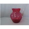 Image 3 : Cranberry reverse thumb paint pitcher