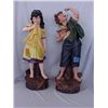 Image 1 : Victorian large statues hand painted statues.