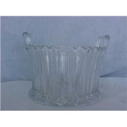 Press glass dish