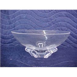 Signed Stuben crystal bowl