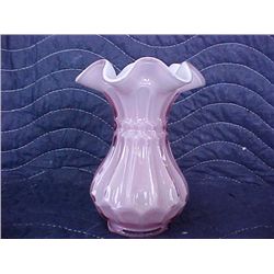 Pink Fenton vase