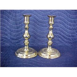 Pair of Williamsburg candle stick holders