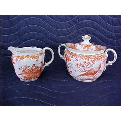 2 pc. Royal Crown sugar and creamer