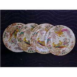 4 pc. Royal Crown plate set