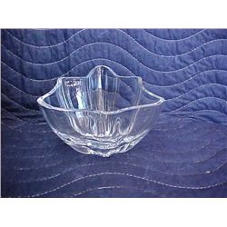 Signed Libera crystal bowl