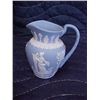 Image 10 : 4 pc. Jasperware ornament set and clock