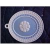 Image 7 : 4 pc. Jasperware ornament set and clock