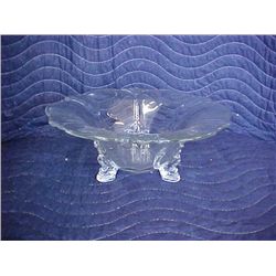 Crystal bowl with legs