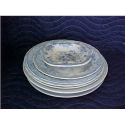 7 pc. Asiatic pheasant dish set