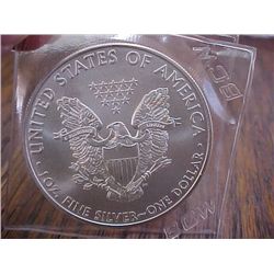 2008 silver eagle dollar